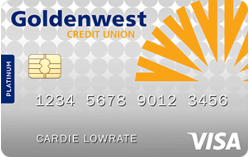 goldenwest credit union simply platinum with cash rebate credit card