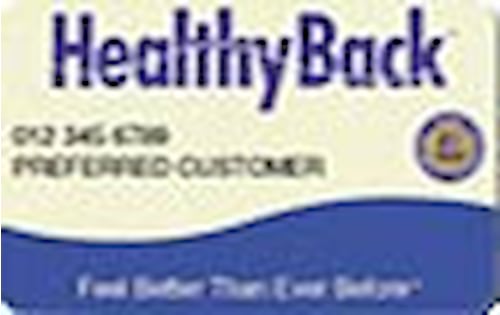 HealthyBack Credit Card