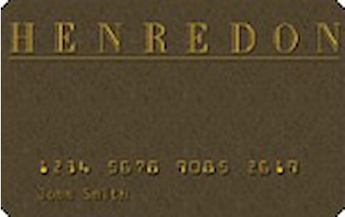 henredon credit card