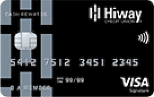 hiway credit union visa signature cash rewards