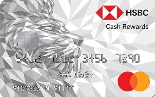 hsbc cash rewards mastercard credit card