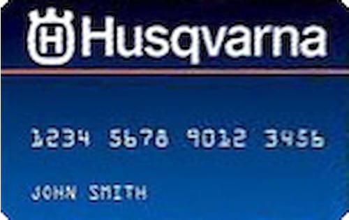 husqvarna credit card