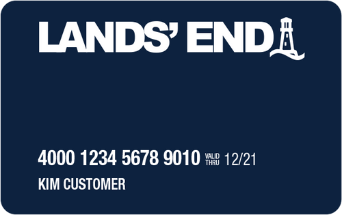 lands end store card