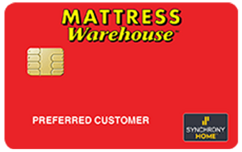 mattress warehouse credit card