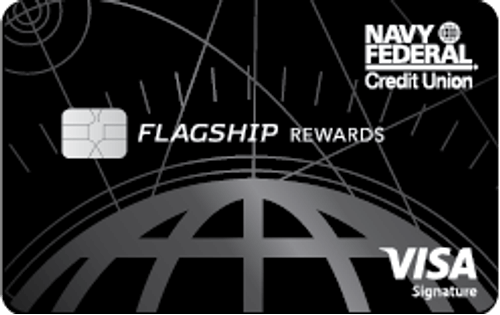 Navy Federal Credit Union Visa Signature Flagship Rewards Card image