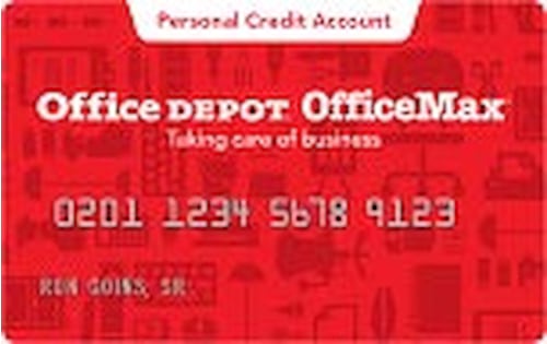office depot credit card