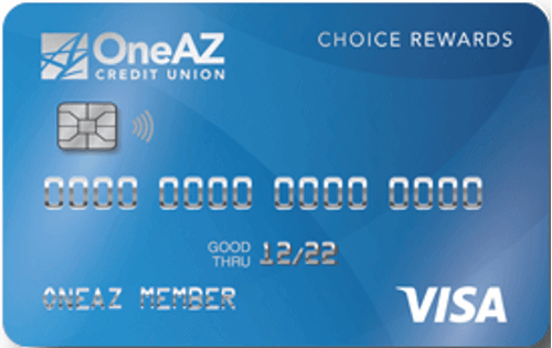 OneAZ Credit Union Visa Choice Rewards Credit Card