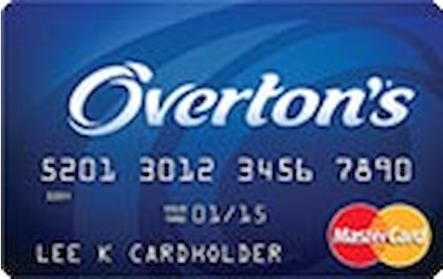 Overton's Credit Card