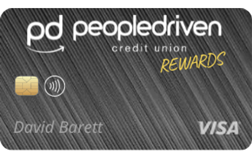 People Driven Credit Union Visa Rewards Credit Card