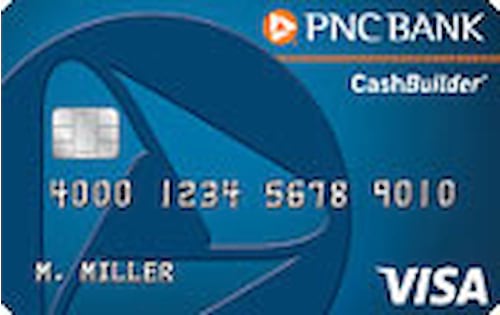 PNC CashBuilder Visa Credit Card