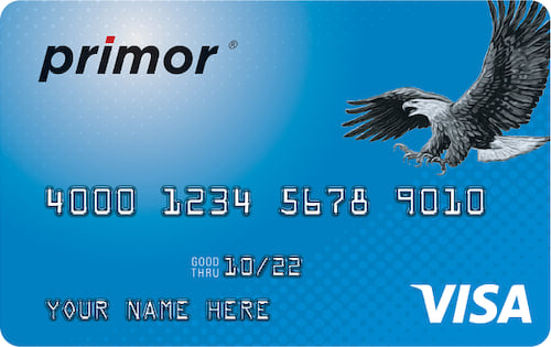 Green Dot primor Visa Classic Secured Credit Card