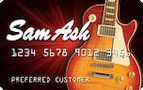 sam ash credit card