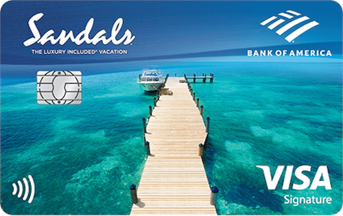 sandals credit card