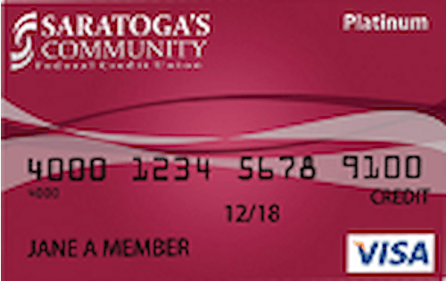 Saratoga's Community FCU VISA Platinum Credit Card