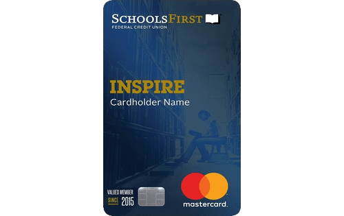 schoolsfirst federal credit union inspire mastercard