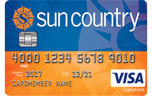sun country airlines credit card