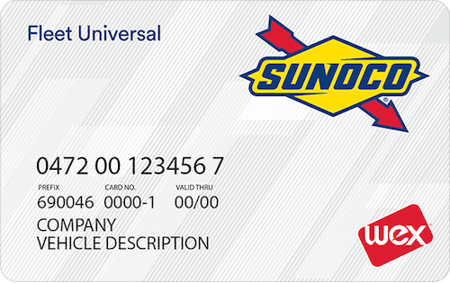 sunoco gas card