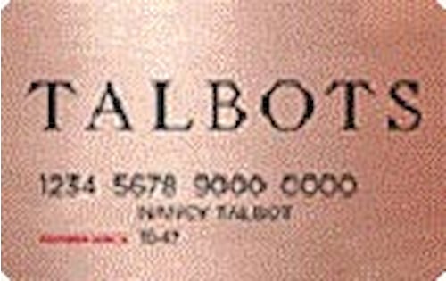 talbots credit card