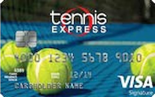 tennis express credit card