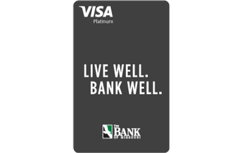 The Bank of Missouri Visa Platinum Low Rate Card