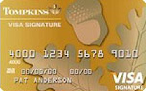 tompkins trust visa signature card