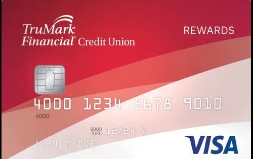 trumark financial credit union rewards visa credit card