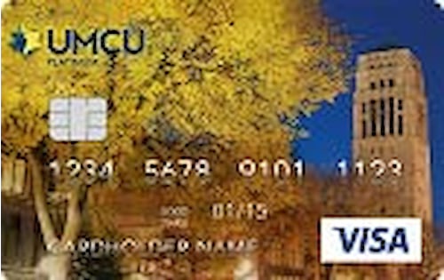 university of michigan credit union visa platinum cash rewards