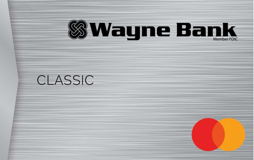 wayne bank mastercard classic credit card