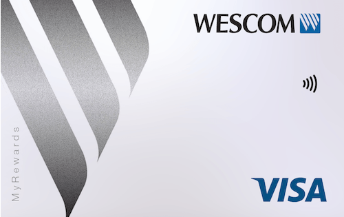 Wescom MyRewards Visa Credit Card
