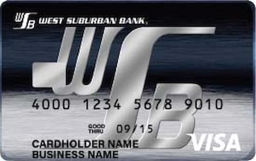 West Suburban Bank Business Visa Rewards Credit Card