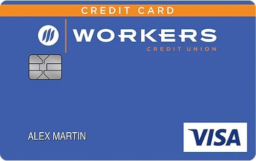 workers credit union secured visa card
