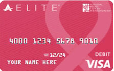 Pink ACE Elite® Visa® Prepaid Debit Card (Pay-As-You-Go)