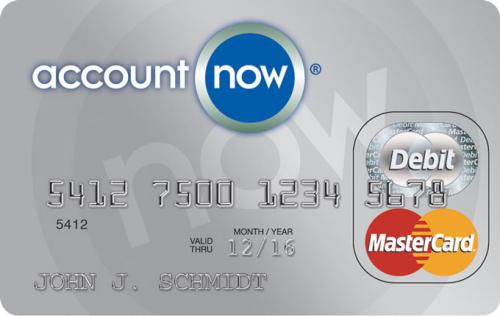 accountnow prepaid mastercard