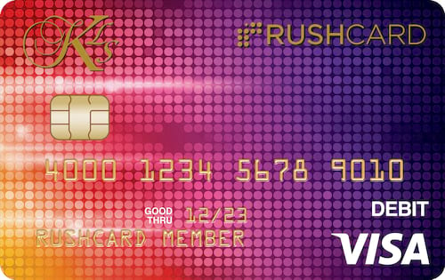 rushcard prepaid visa sequin pay as you go
