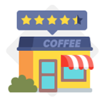 Affordable Coffee Shops, Coffee Houses &amp; Cafés Rated 4.5+ Stars per Capita