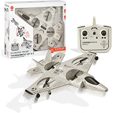 sharper image toy rc thunderbolt jet x 2 stunt drone 1015433