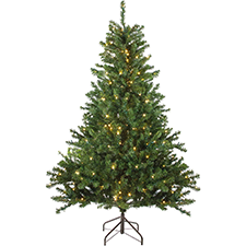 northlight 8 canadian pine pre lit led artificial christmas tree with candlelight lights