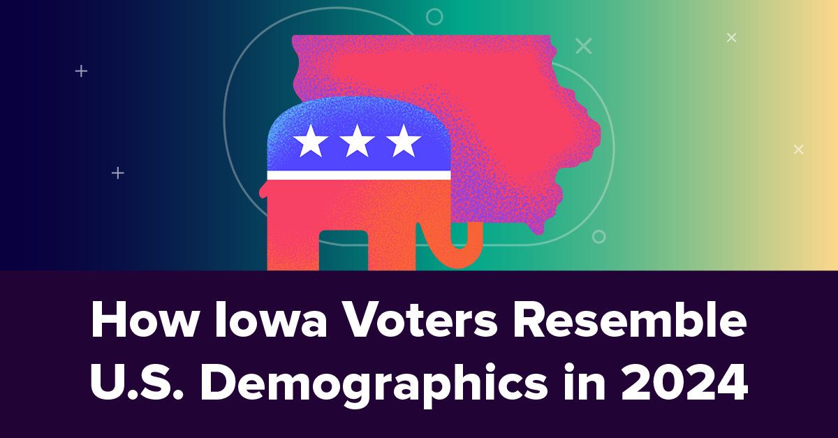 How Iowa Voters Resemble U.S. Demographics in 2024