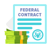 Amount of Federal Contracts Received (per $ in Federal Taxes Paid)