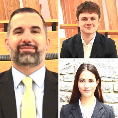 Ryan W. Goss, Colton Scalf and Becca Ehrman