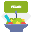 % of Restaurants Serving Vegan Options