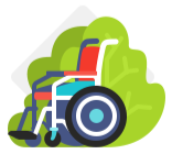 % of People with Disabilities Living in the Area