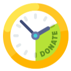 % of Population Who Donate Time