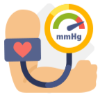 % of Adults with High Blood Pressure